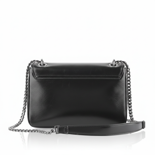 Rise&Roar Noir Classic Chain Flap Bag