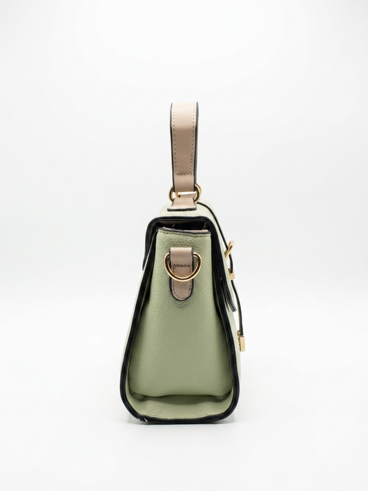 Rise&Roar × Angeline "Sage Bloom" Structured Satchel