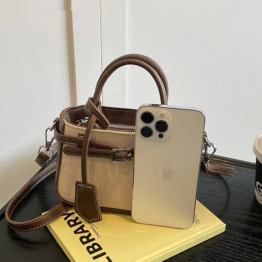 Commuter-friendly Tote New-style Single-shoulder Crossbody Bag With Stunning French Aesthetic